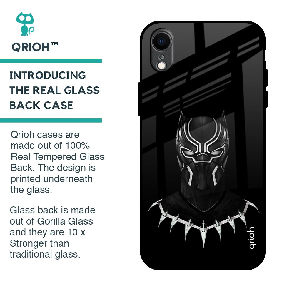 Dark Superhero Glass Case for iPhone XR