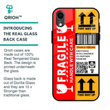 Handle With Care Glass Case for iPhone XR