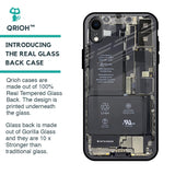 Skeleton Inside Glass Case for iPhone XR