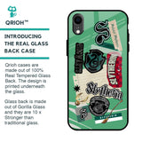 Slytherin Glass Case for iPhone XR