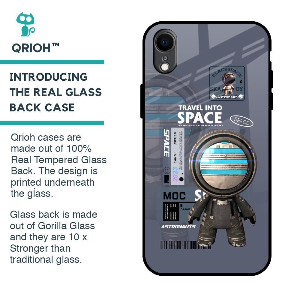 Space Travel Glass Case for iPhone XR