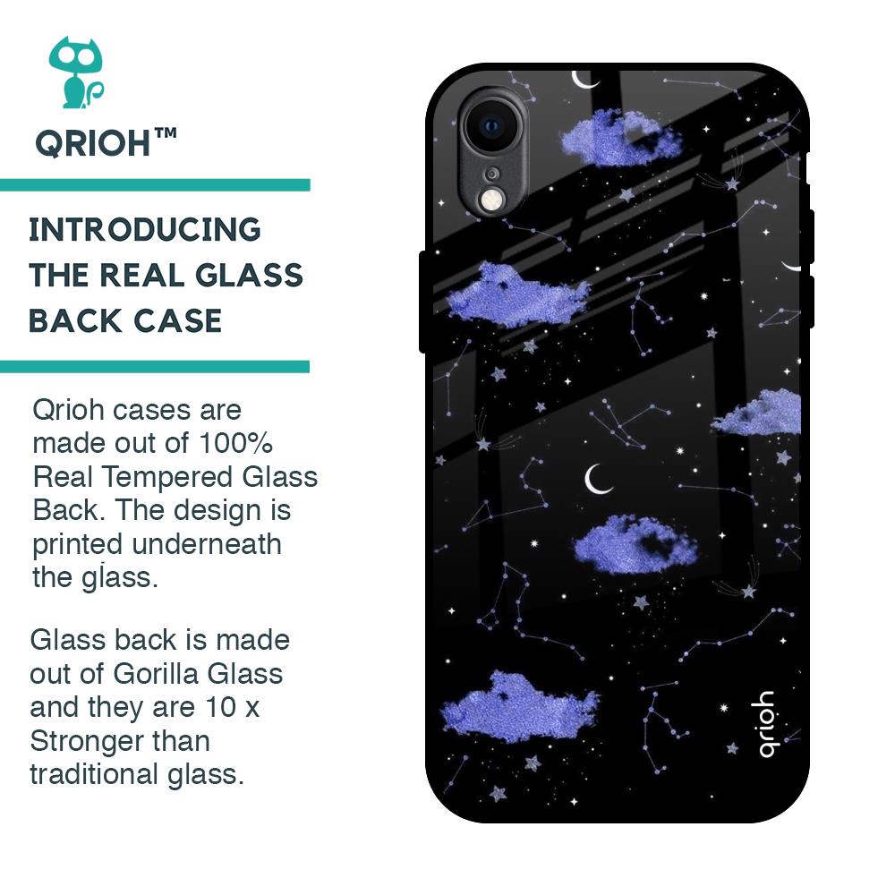 Constellations Glass Case for iPhone XR