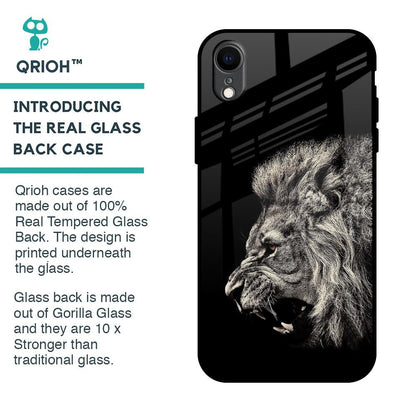Brave Lion Glass Case for iPhone XR