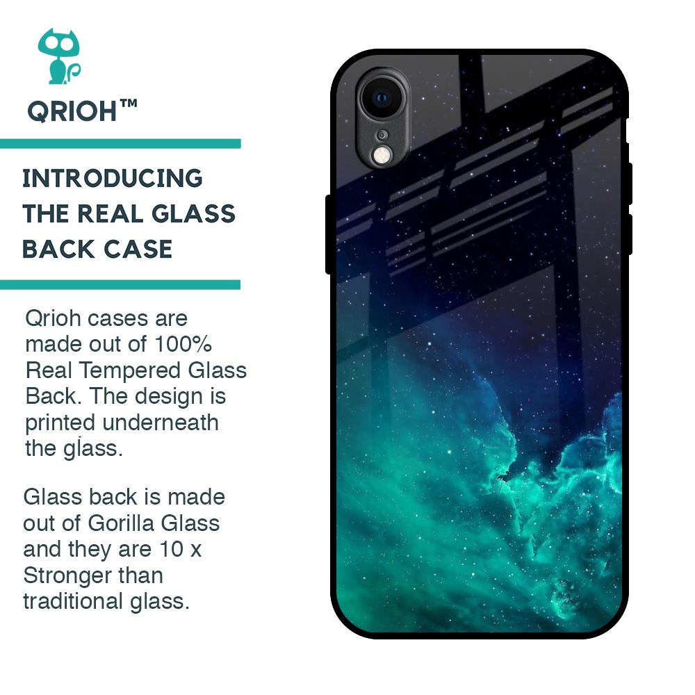 Winter Sky Zone Glass Case For iPhone XR