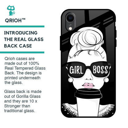 Girl Boss Glass Case For iPhone XR