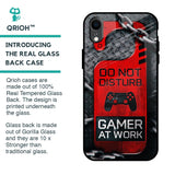 Do No Disturb Glass Case For iPhone XR