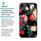 Floral Bunch Glass Case For iPhone XR