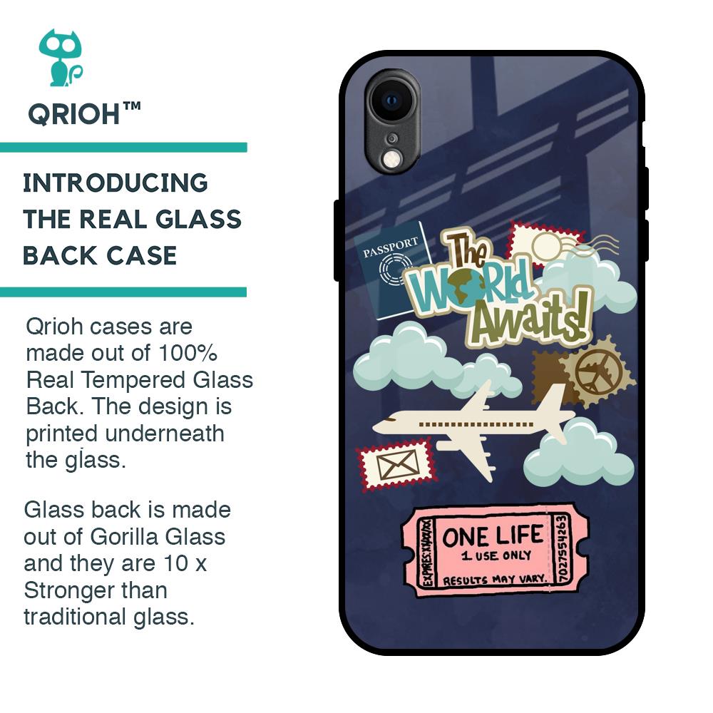 Tour The World Glass Case For iPhone XR