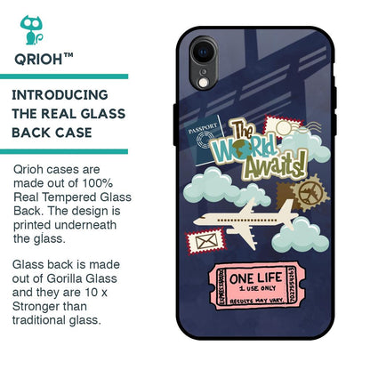 Tour The World Glass Case For iPhone XR