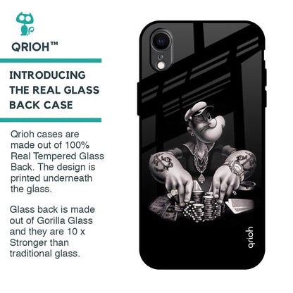 Gambling Problem Glass Case For iPhone XR
