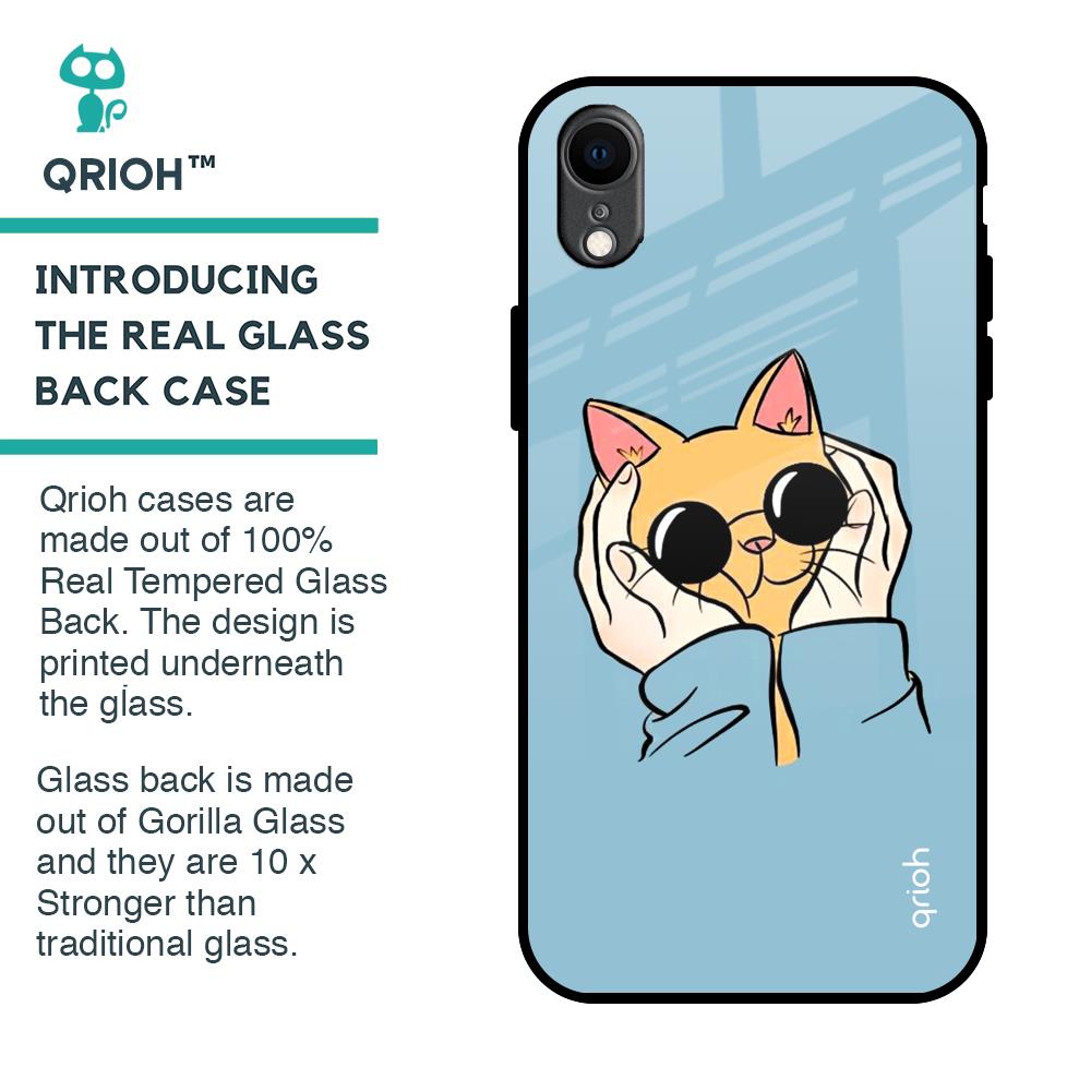 Adorable Cute Kitty Glass Case For iPhone XR