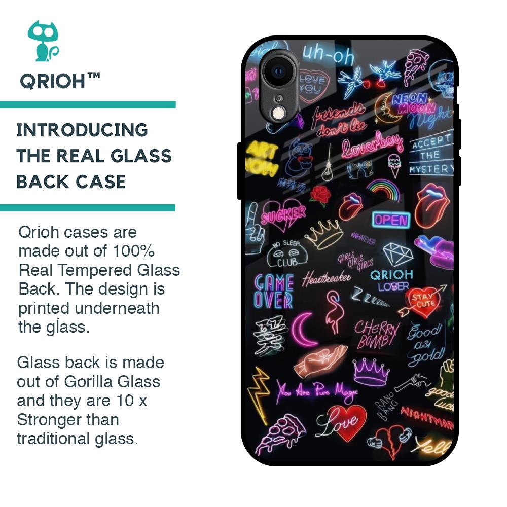 Accept The Mystery Glass Case for iPhone XR