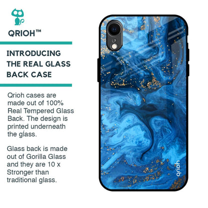 Gold Sprinkle Glass Case for iPhone XR
