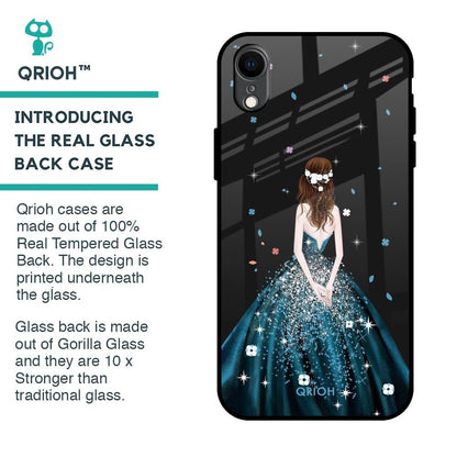 Queen Of Fashion Glass Case for iPhone XR