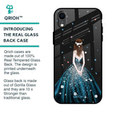Queen Of Fashion Glass Case for iPhone XR