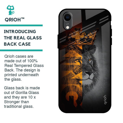 King Of Forest Glass Case for iPhone XR