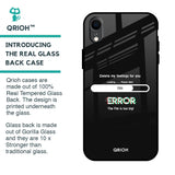 Error Glass Case for iPhone XR