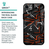 Vector Art Glass Case for iPhone XR