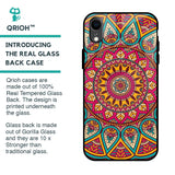 Elegant Mandala Glass Case for iPhone XR