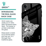 Kitten Mandala Glass Case for iPhone XR