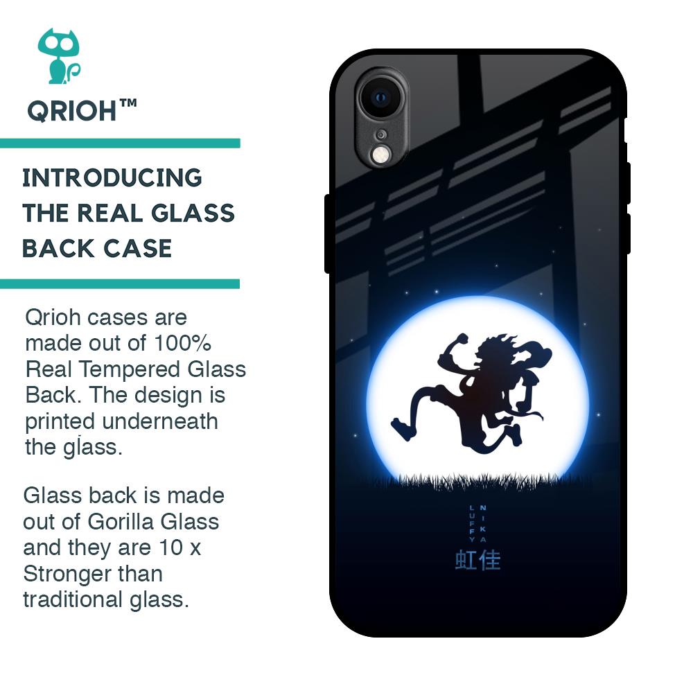 Luffy Nika Glass Case for iPhone XR