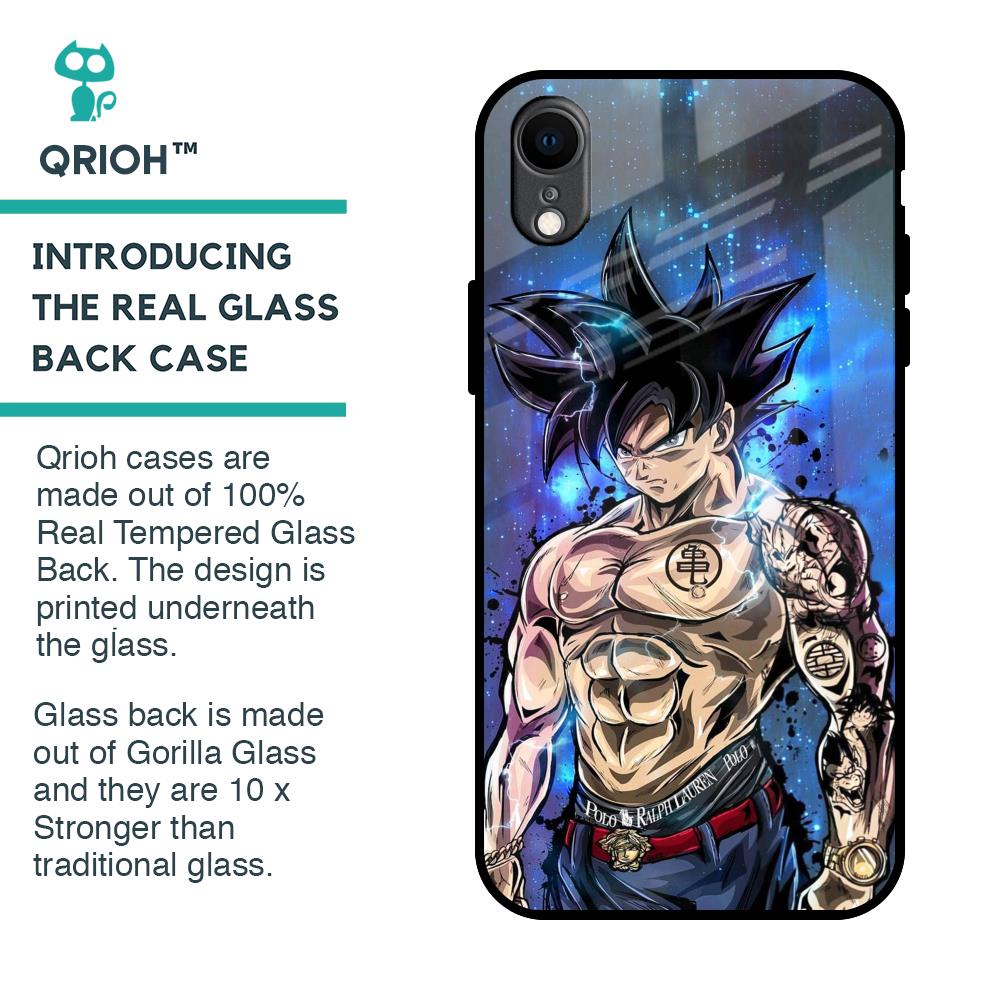 Branded Anime Glass Case for iPhone XR