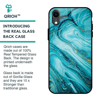 Ocean Marble Glass Case for iPhone XR