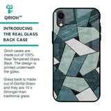Abstact Tiles Glass Case for iPhone XR