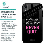 Be Focused Glass Case for iPhone XR