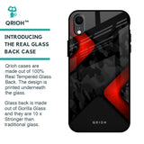 Modern Camo Abstract Glass Case for iPhone XR