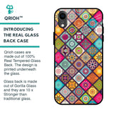 Multicolor Mandala Glass Case for iPhone XR