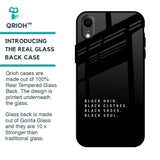 Black Soul Glass Case for iPhone XR