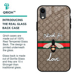 Blind For Love Glass Case for iPhone XR