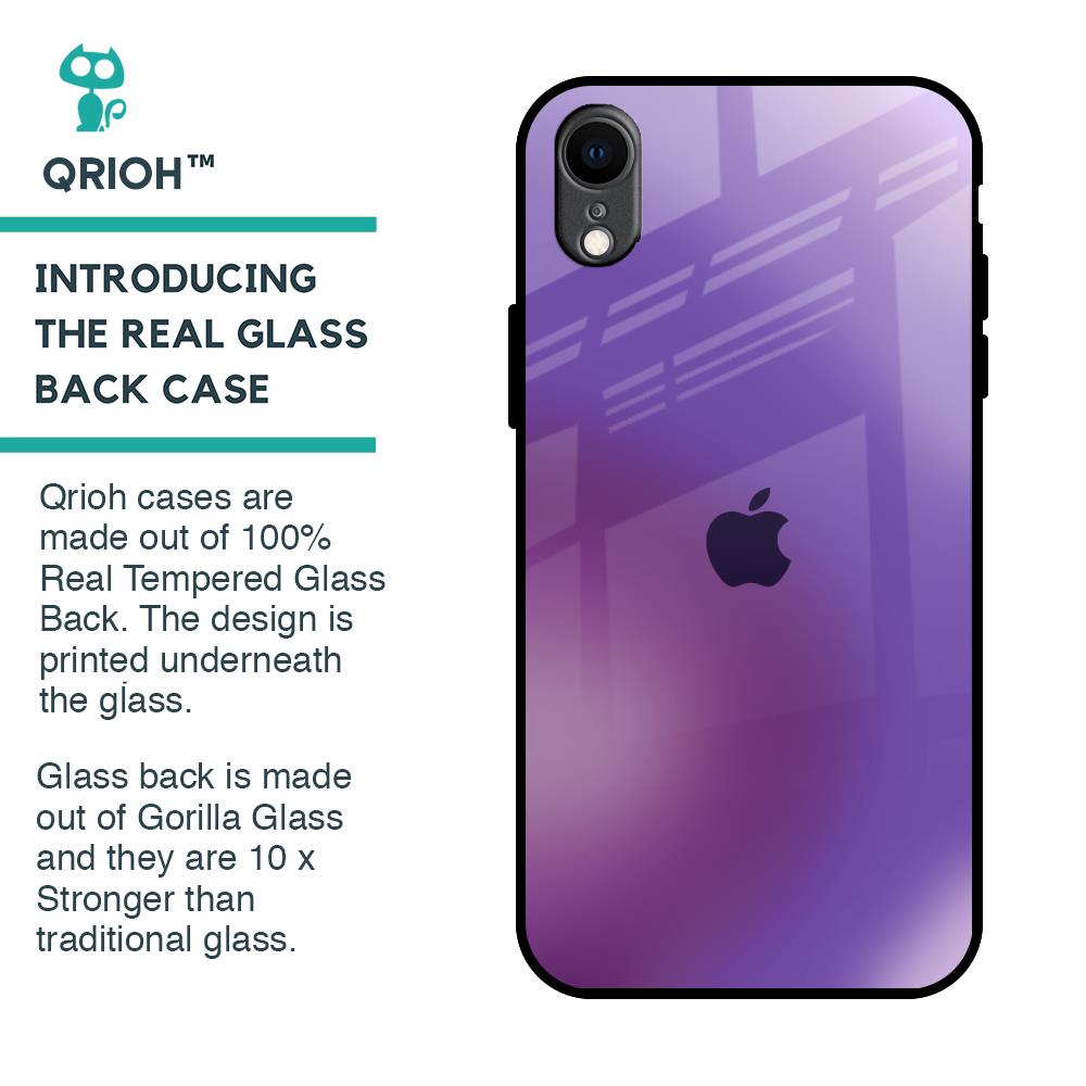Ultraviolet Gradient Glass Case for iPhone XR