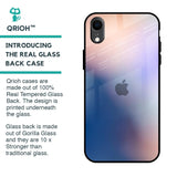 Blue Mauve Gradient Glass Case for iPhone XR