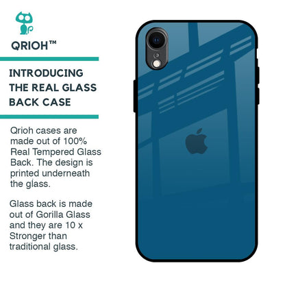 Cobalt Blue Glass Case for iPhone XR