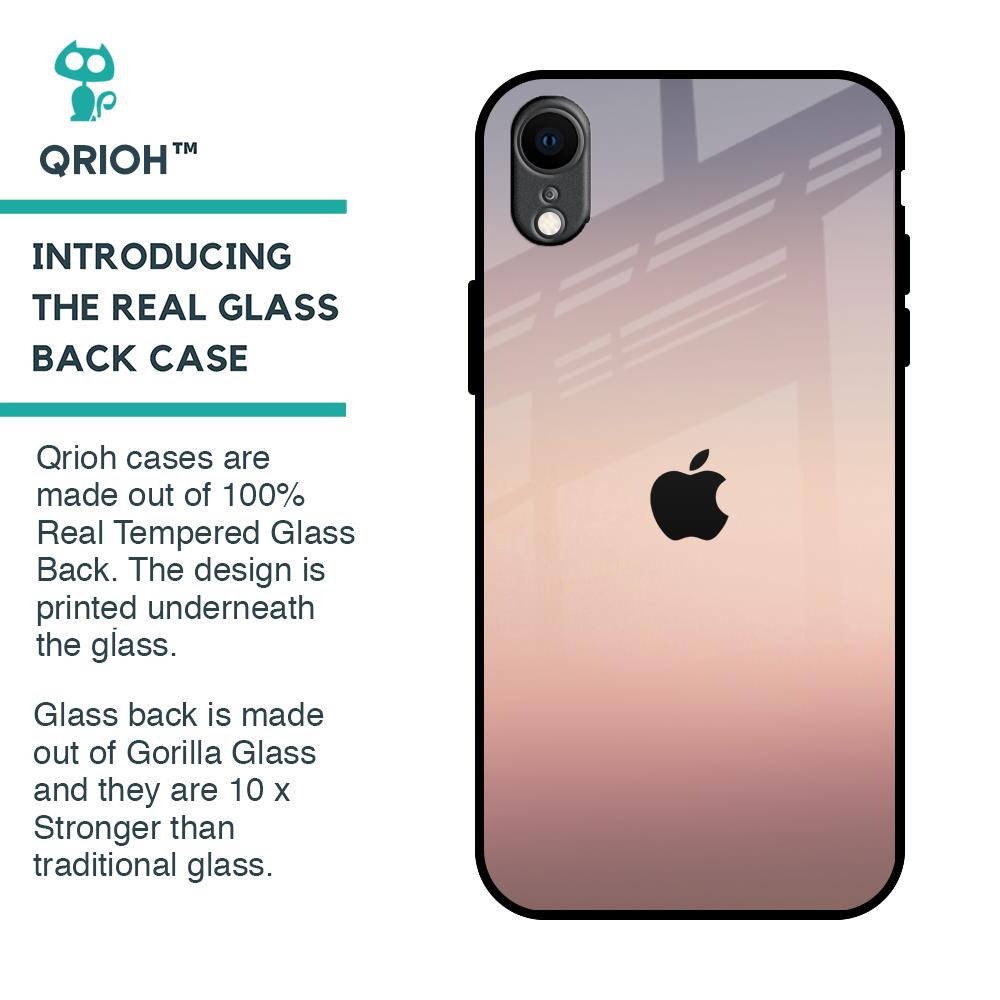 Golden Mauve Glass Case for iPhone XR