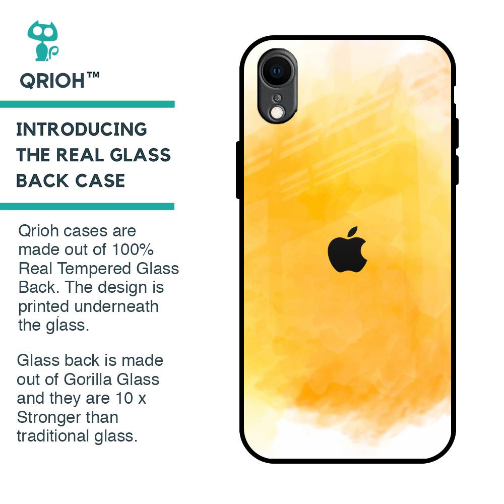 Rustic Orange Glass Case for iPhone XR