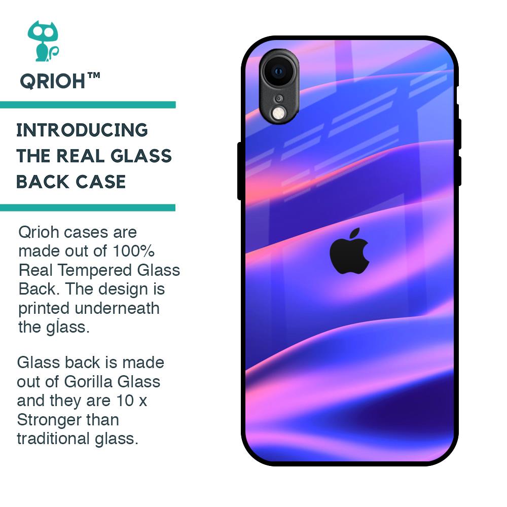 Colorful Dunes Glass Case for iPhone XR