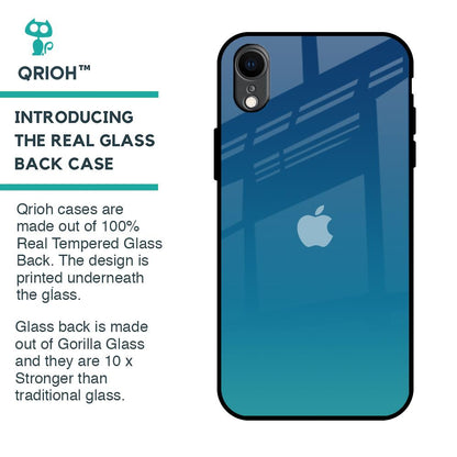 Celestial Blue Glass Case For iPhone XR
