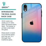 Blue & Pink Ombre Glass case for iPhone XR