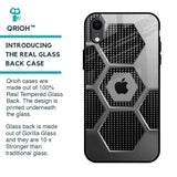 Hexagon Style Glass Case For iPhone XR