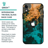 Watercolor Wave Glass Case for iPhone XR
