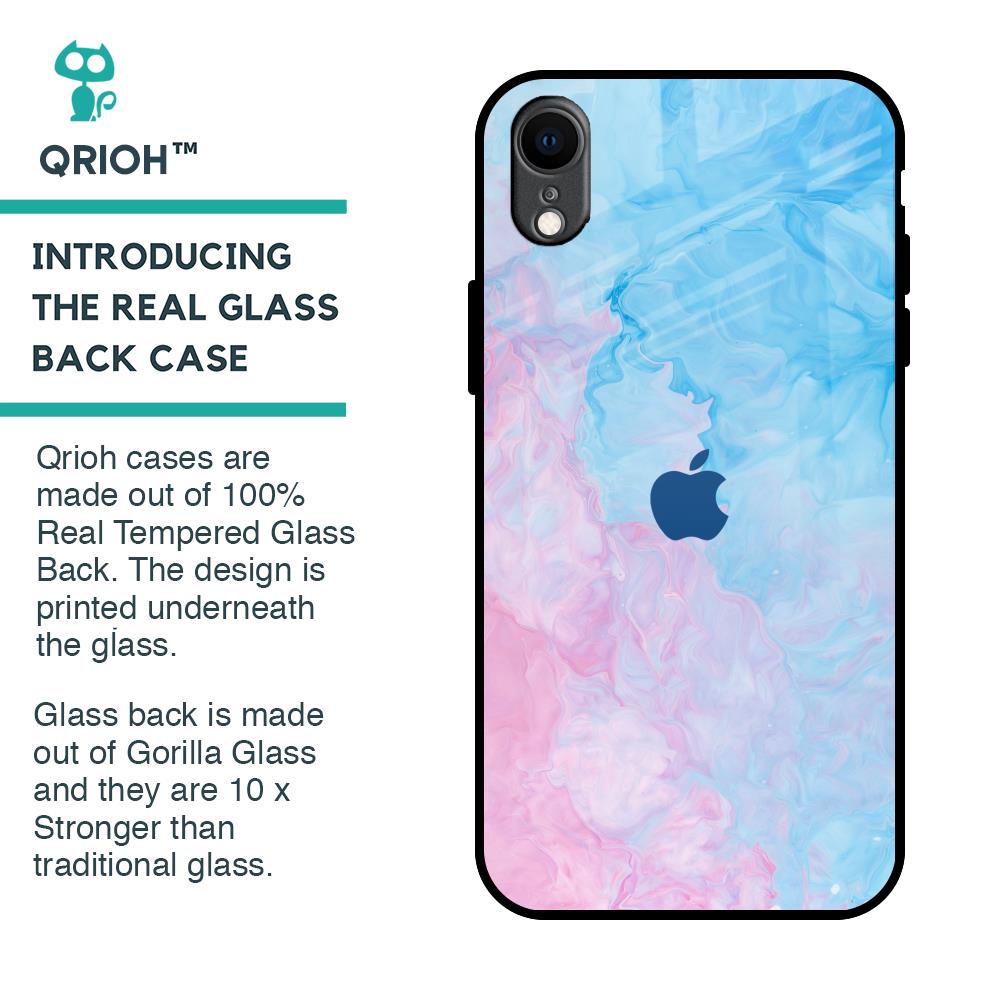 Mixed Watercolor Glass Case for iPhone XR