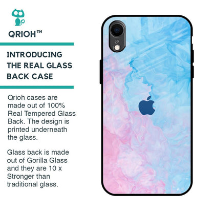 Mixed Watercolor Glass Case for iPhone XR