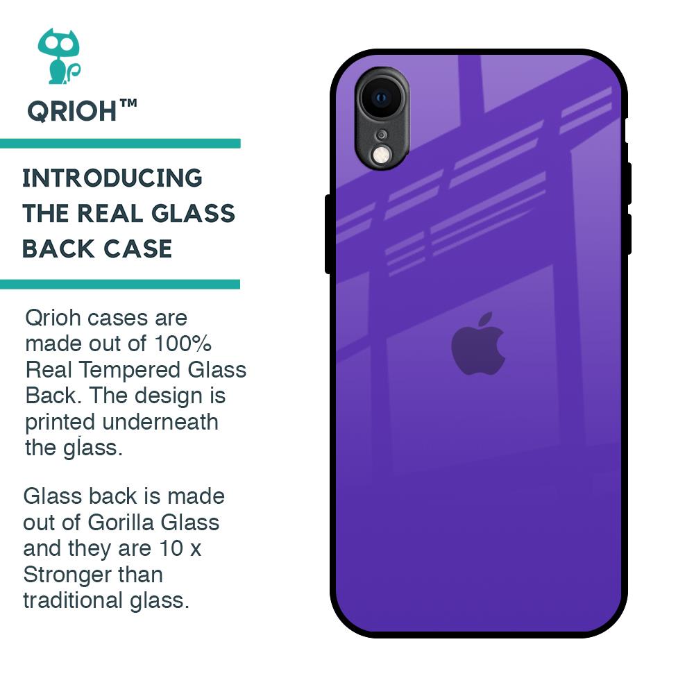 Amethyst Purple Glass Case for iPhone XR