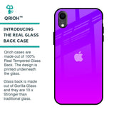 Purple Pink Glass Case for iPhone XR