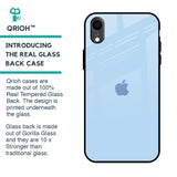 Pastel Sky Blue Glass Case for iPhone XR