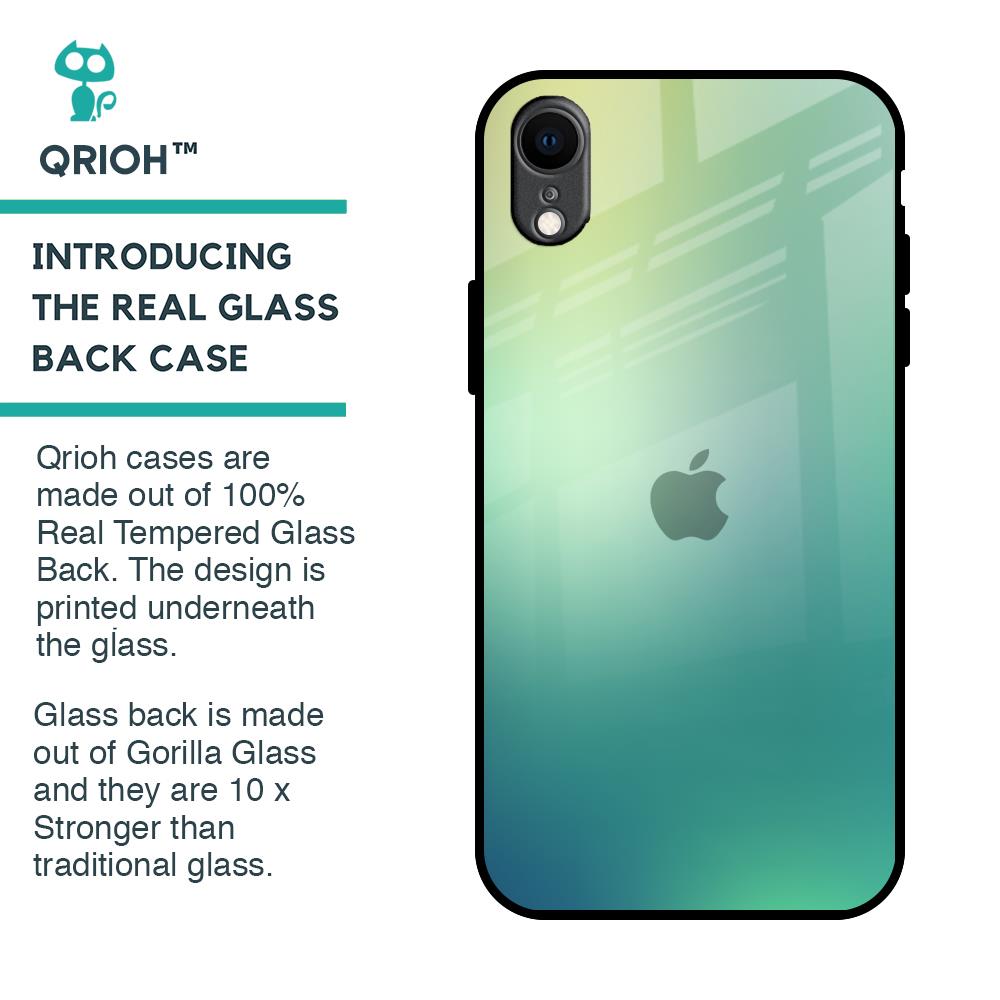 Dusty Green Glass Case for iPhone XR