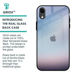 Light Sky Texture Glass Case for iPhone XR